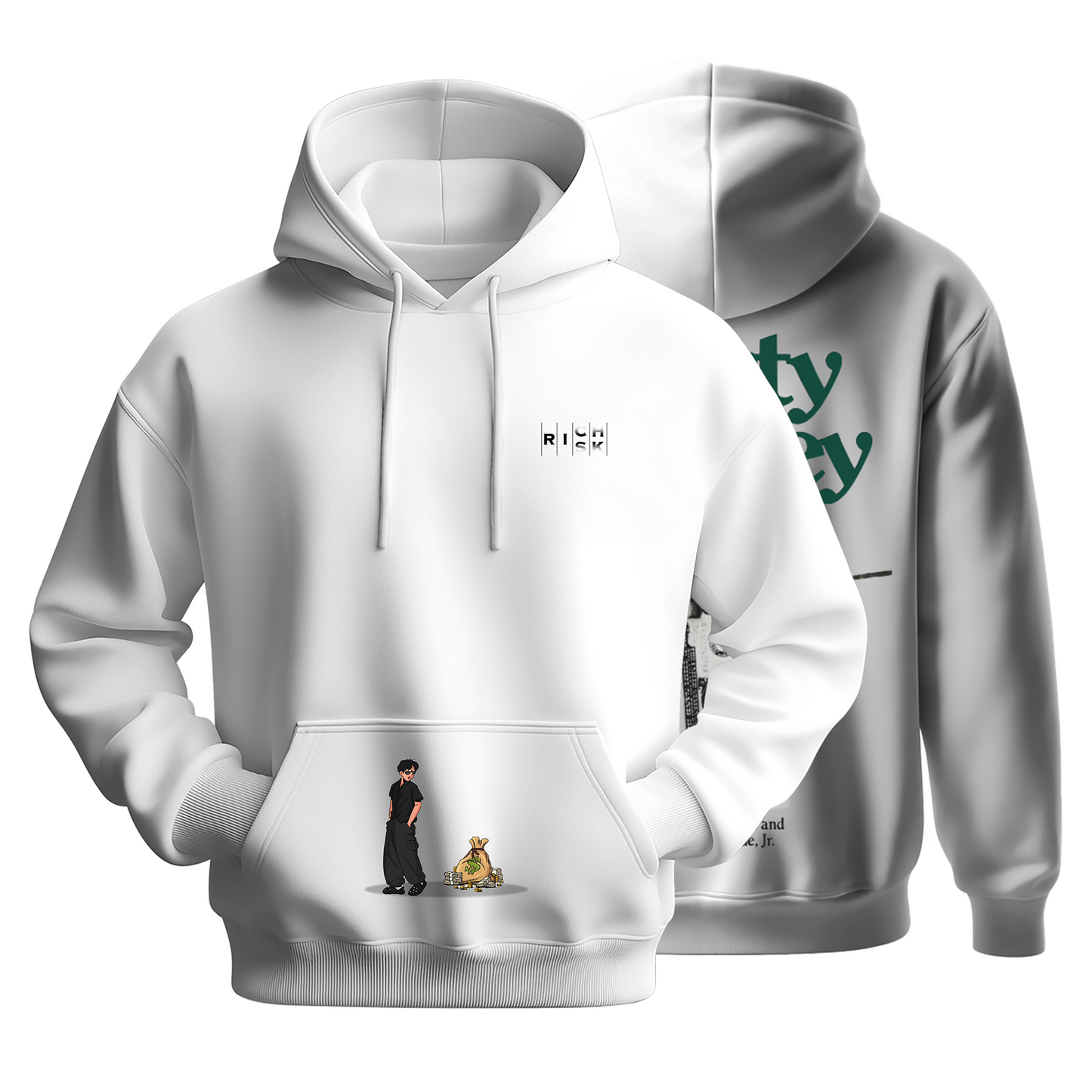 Rag Dirty Money White Hoodie