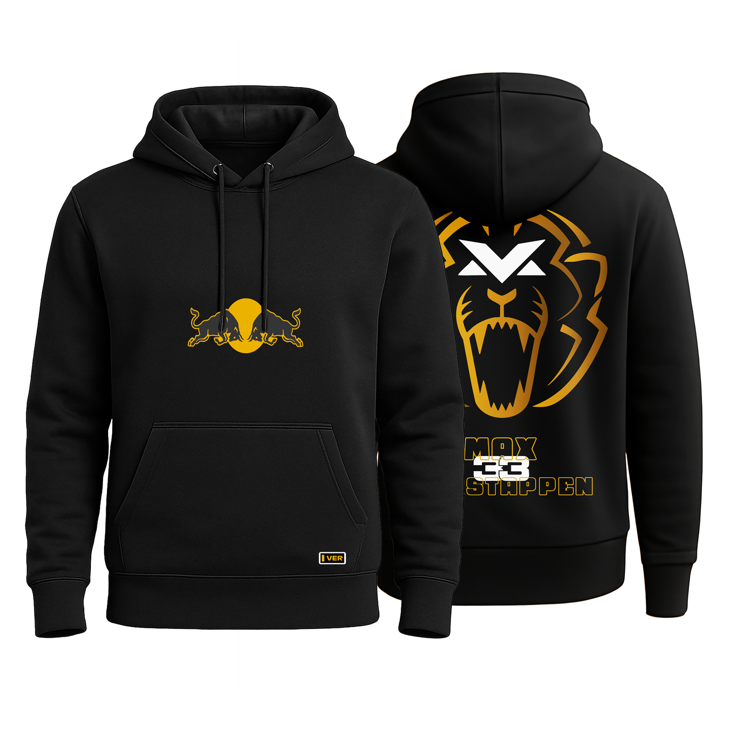 Max Gold Foil Black Hoodie