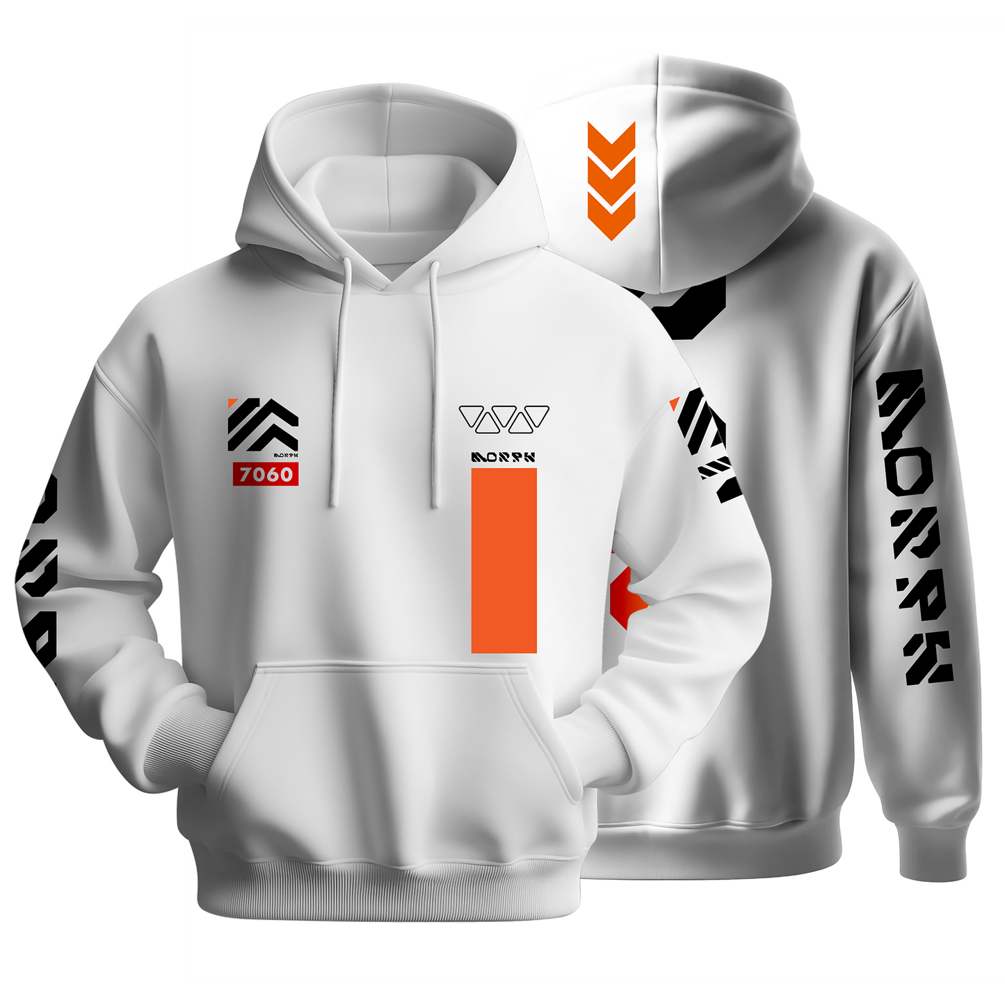 Rag 7060 White Hoodie