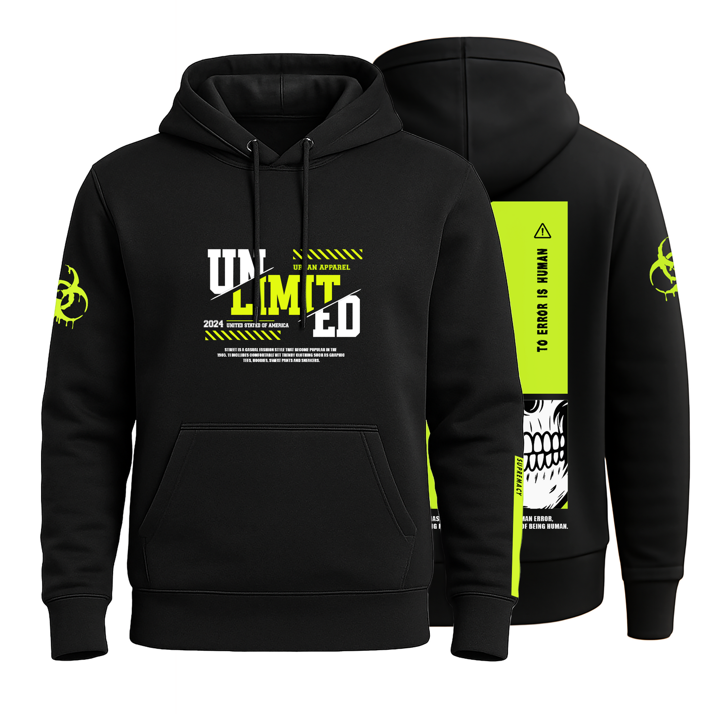 Rag Unlimited Black Hoodie