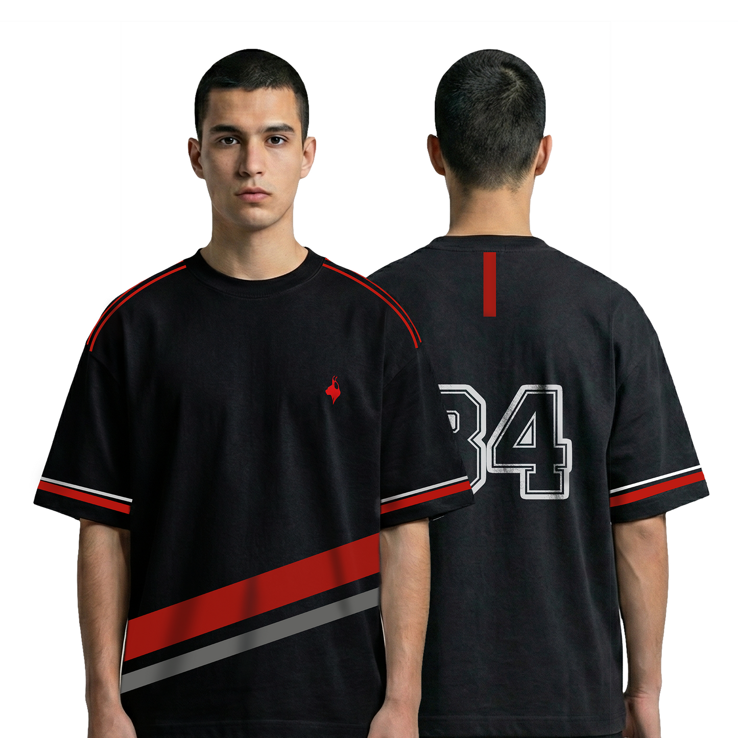 Strip 34 Oversized T-Shirt