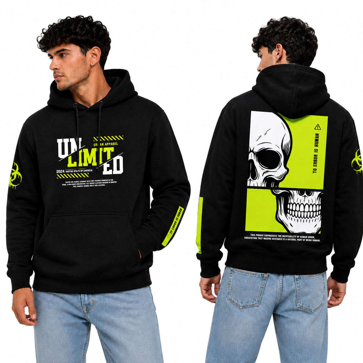Rag Unlimited Black Hoodie