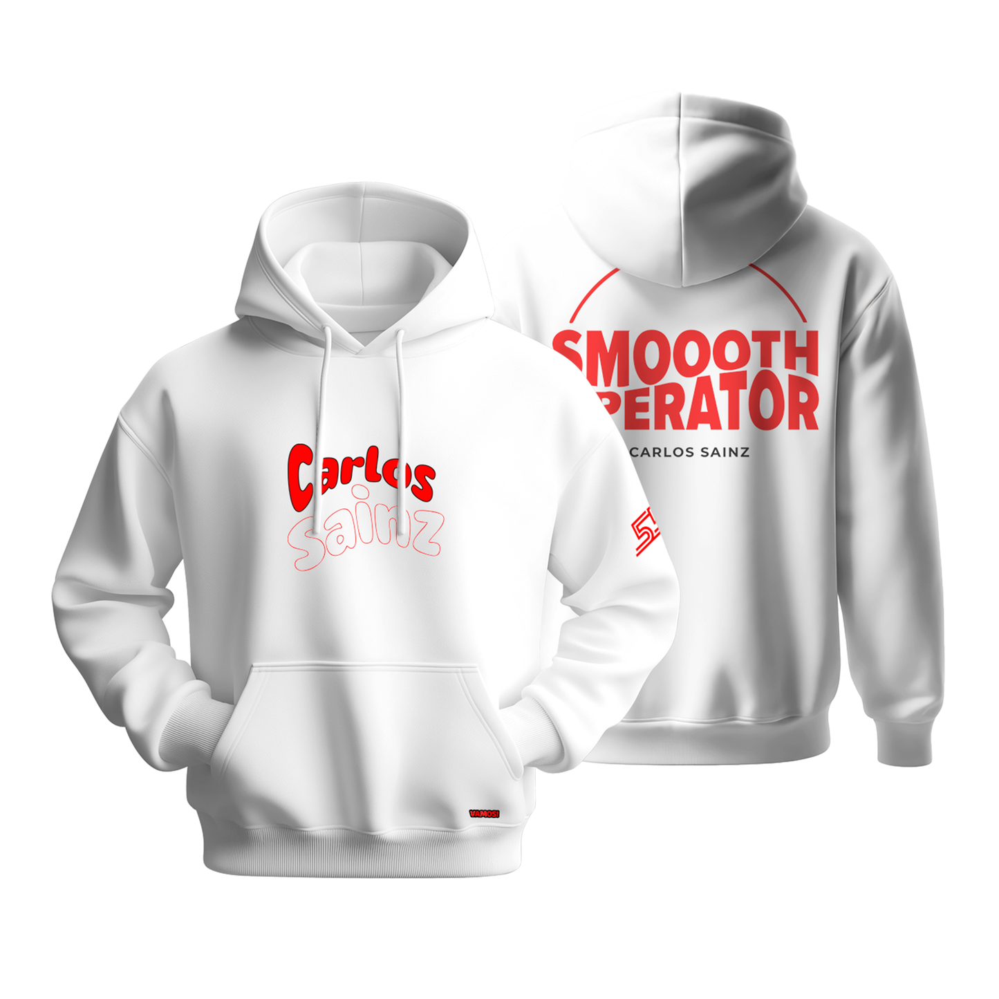 Motorsport Carlo Sainz White Hoodie
