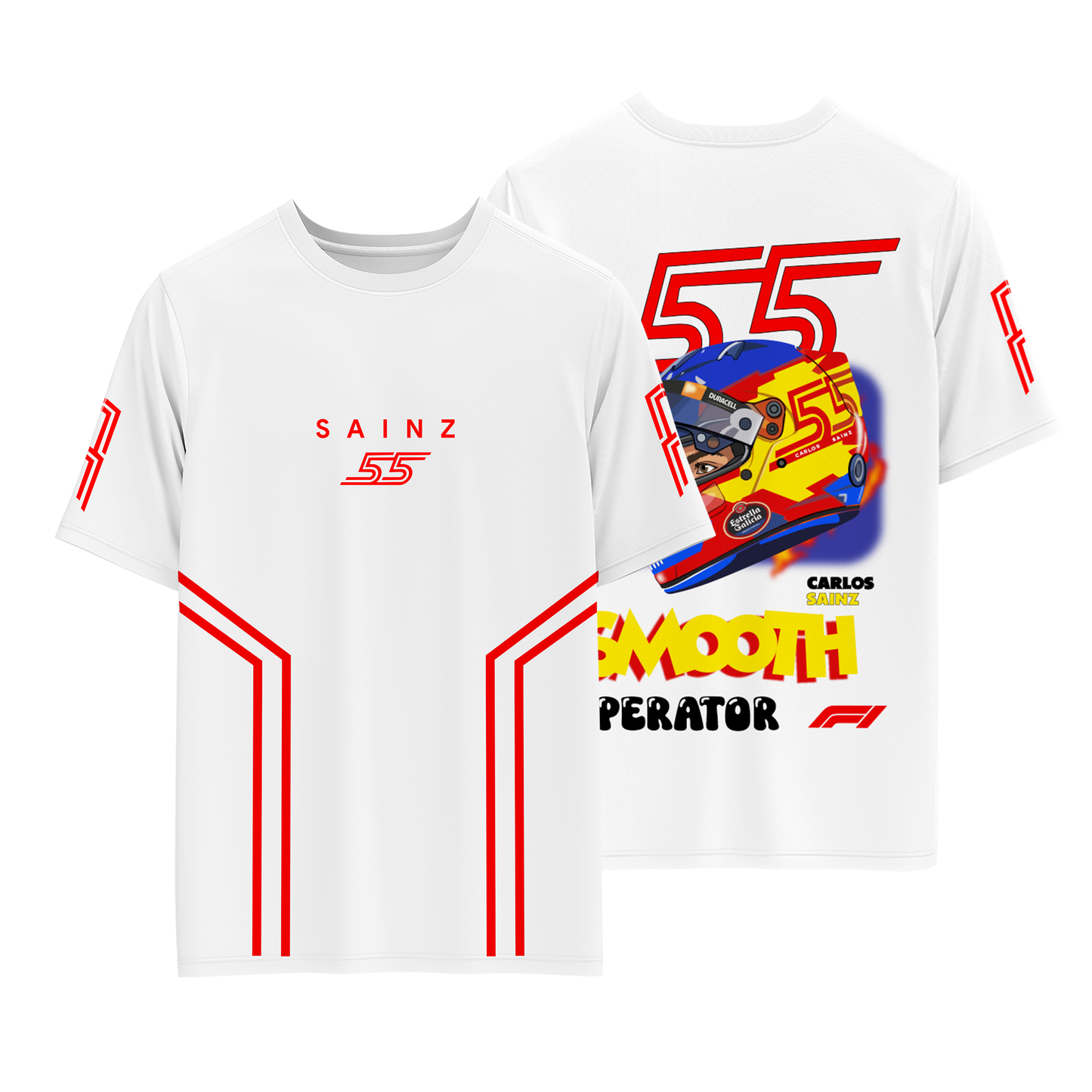 Motorsport Carlos Sainz-55 F1 T-Shirt