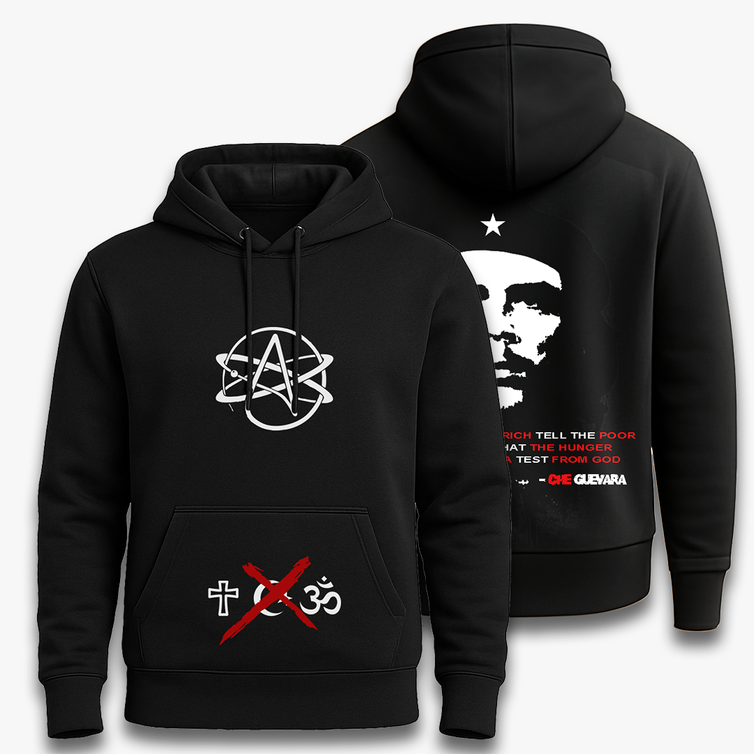 Rag Atheist Black Hoodie