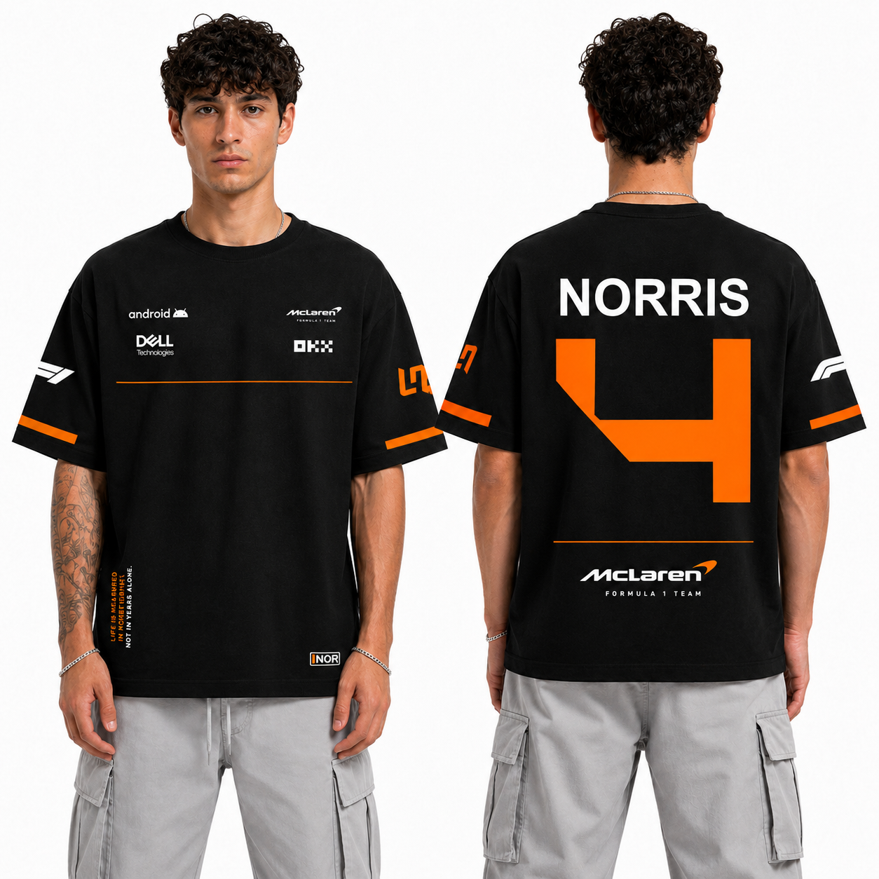 McLaren Norris 4 Motorsport Oversized T-Shirt