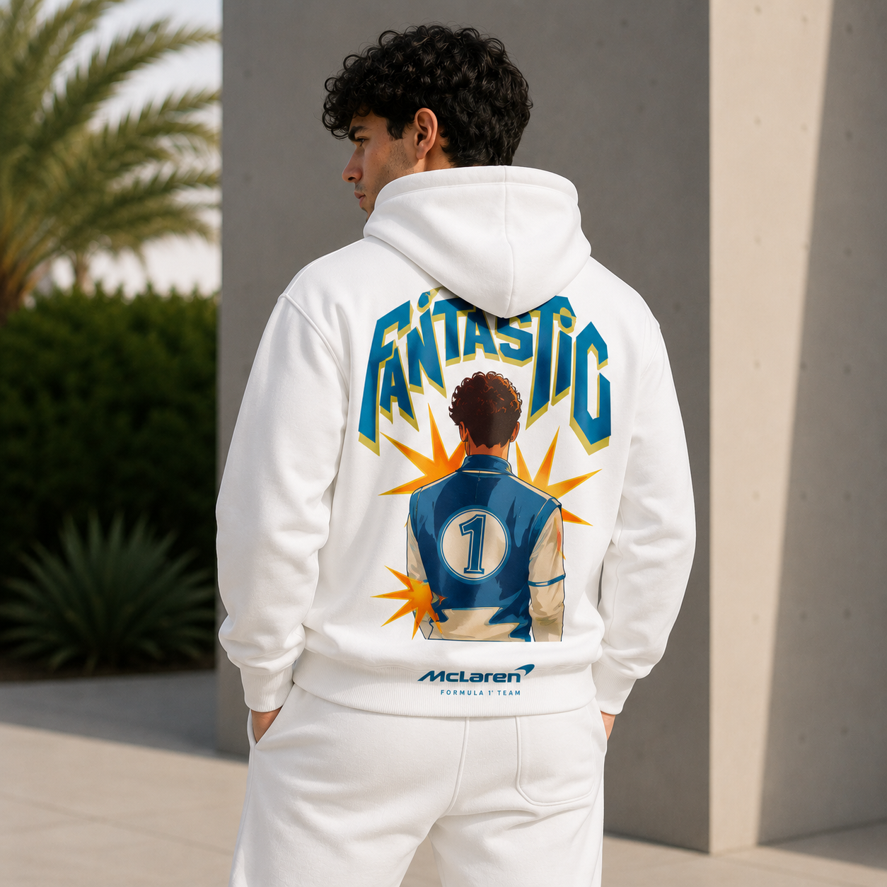 Fantastic Lando White Hoodie