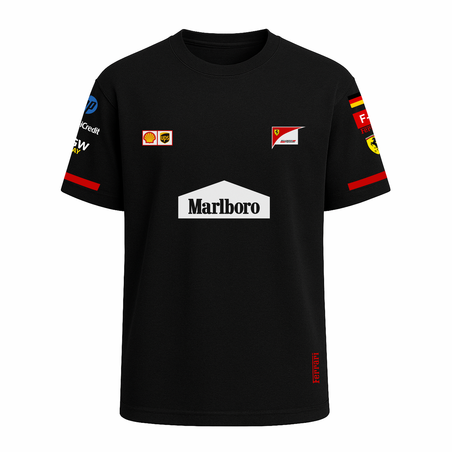 Ferrari-Scuderia Half Sleeve T-Shirt