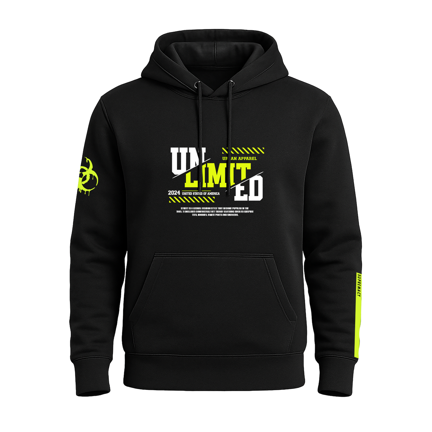 Rag Unlimited Black Hoodie