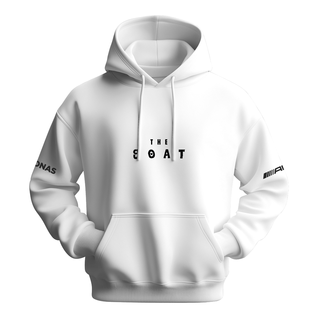 Lewis The Goat White Hoodie