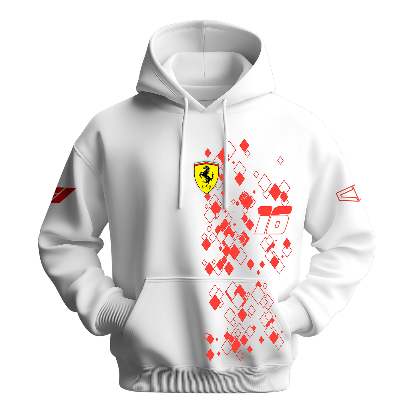 Rag Leclerc White Hoodie