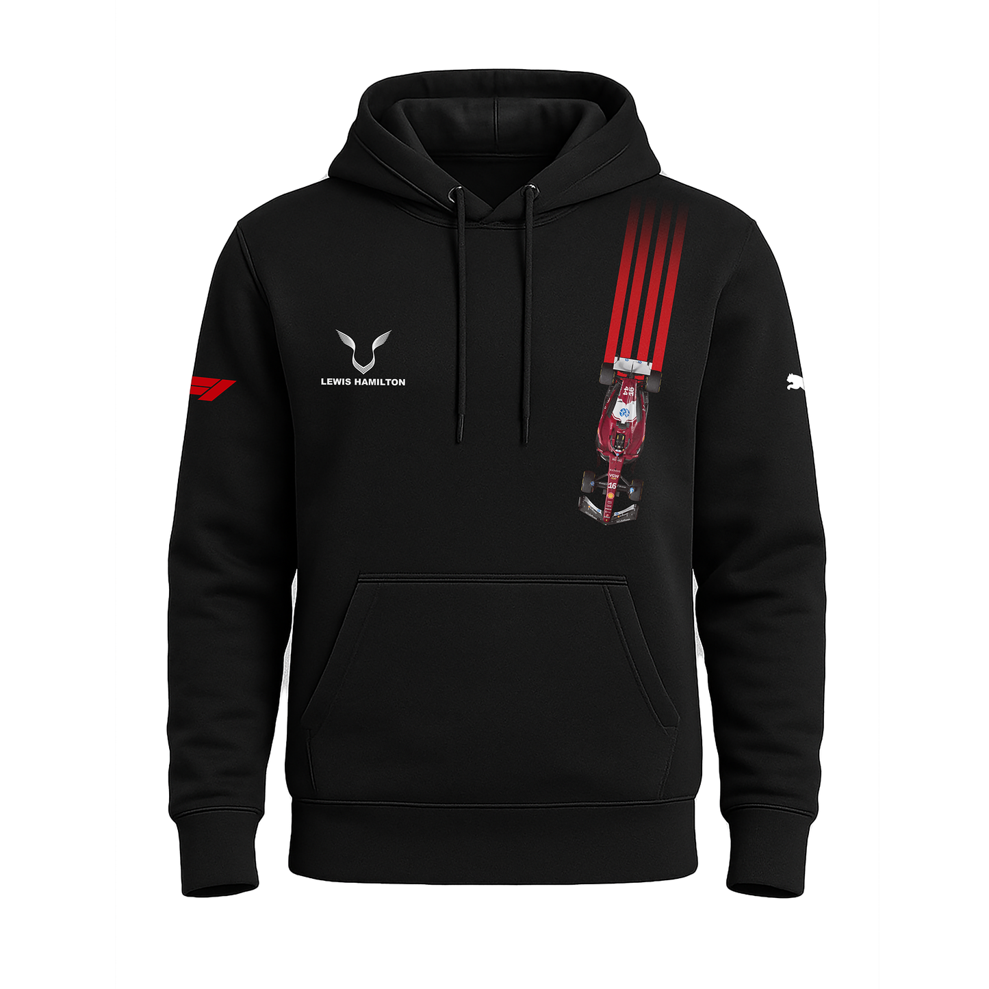 Rag Lewis Hamilton Black Hoodie