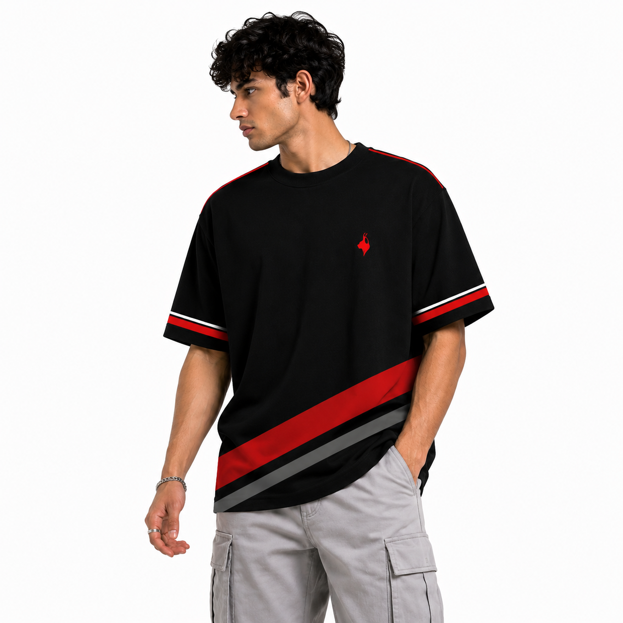 Strip 34 Oversized T-Shirt
