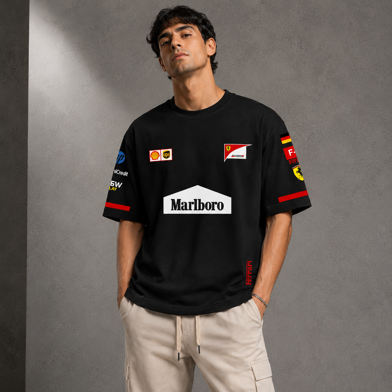 Ferrari-Scuderia Oversized T-Shirt