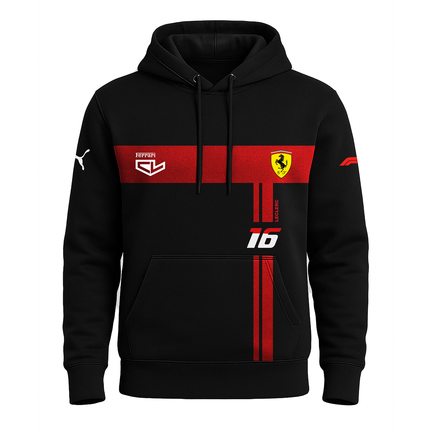 Motorsport Ferrari Leclerc 16 Hoodie