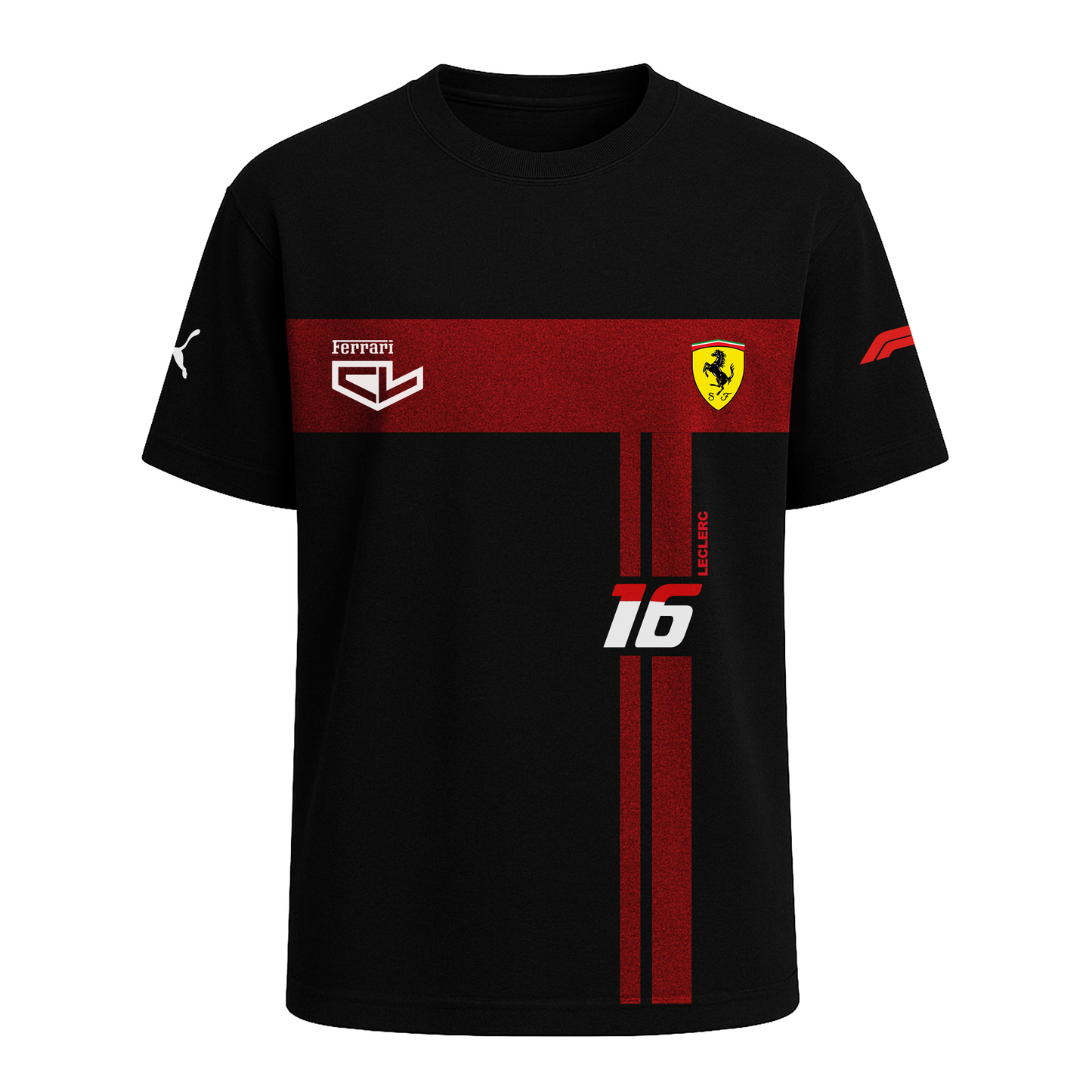 Motorsport Leclerc Ferrari 16 T-Shirt