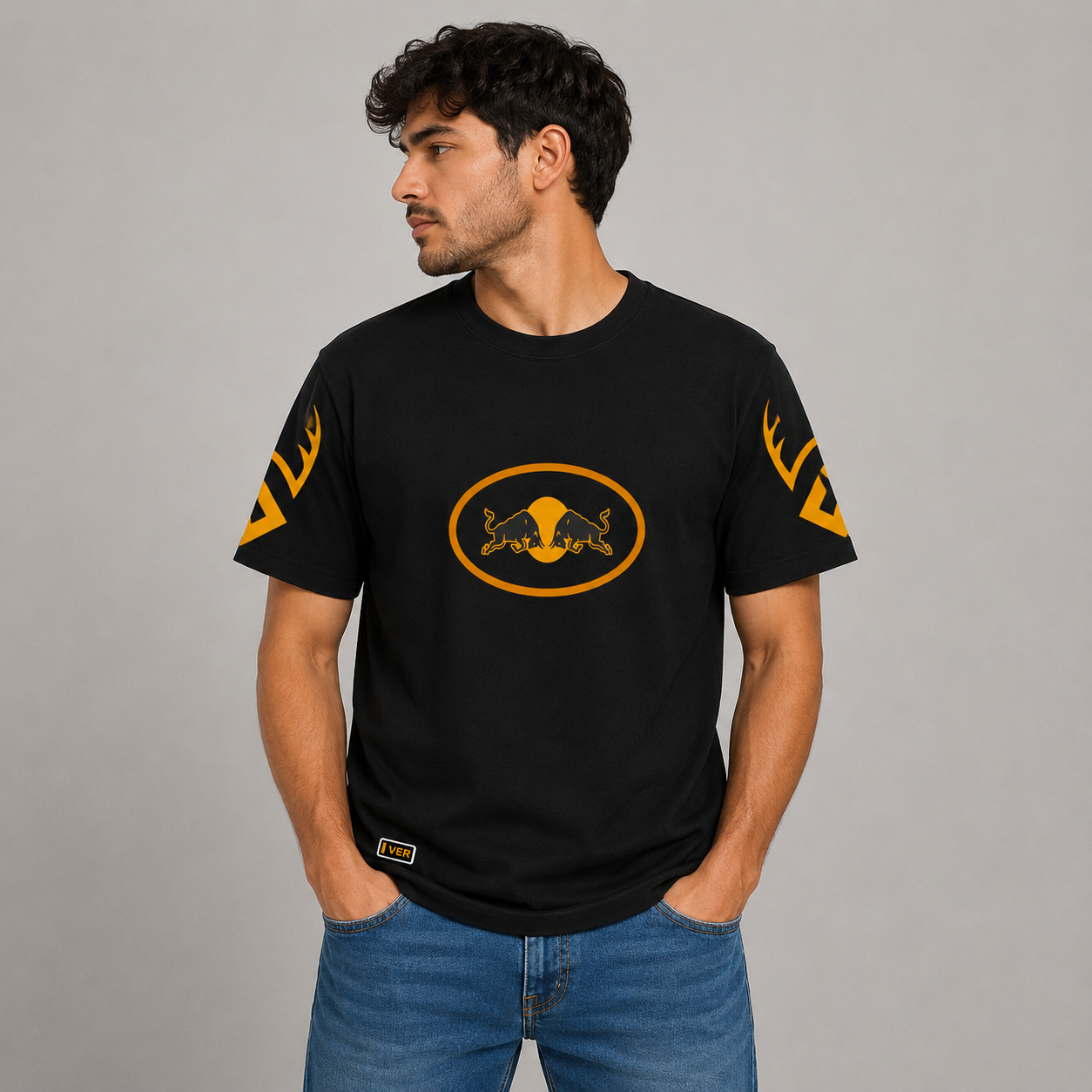 Max-Gold Foil Motorsport T-Shirt