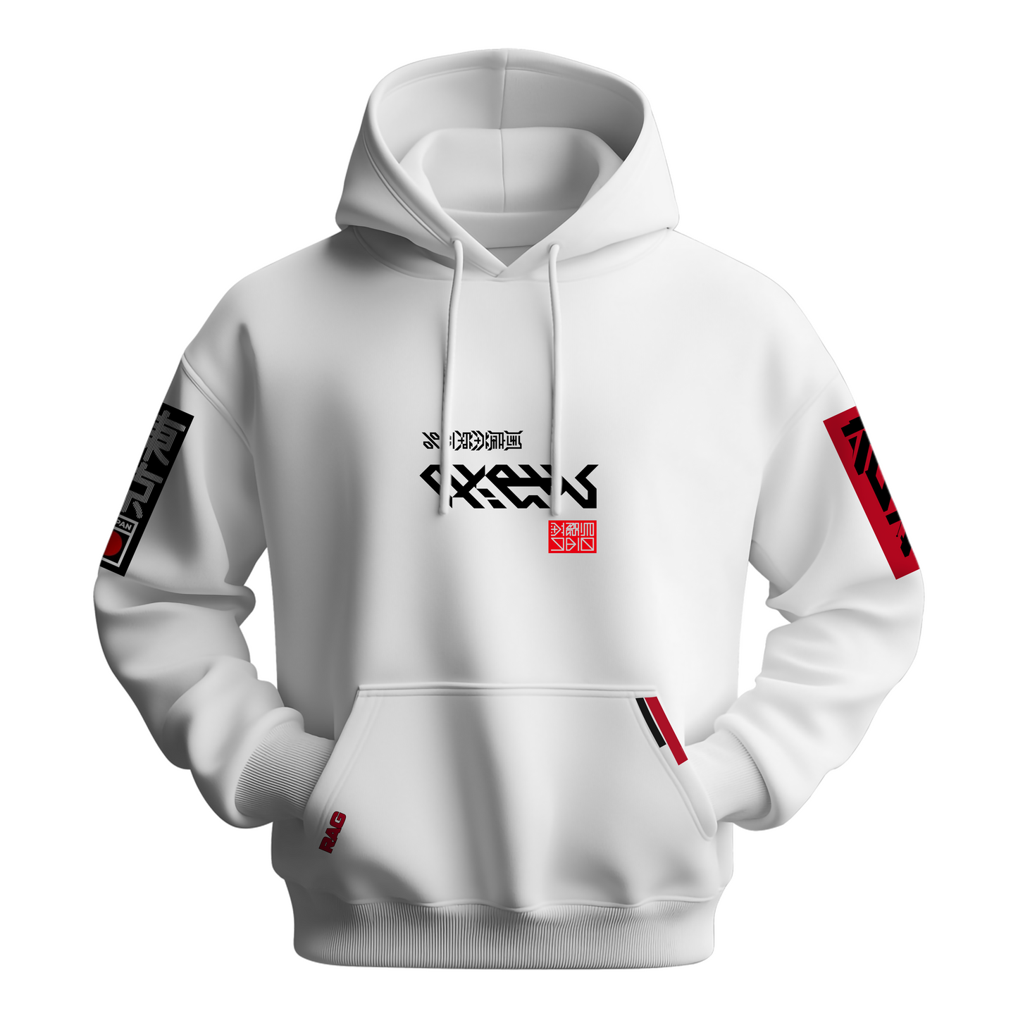 Rag Never Give Up Black Hoodie
