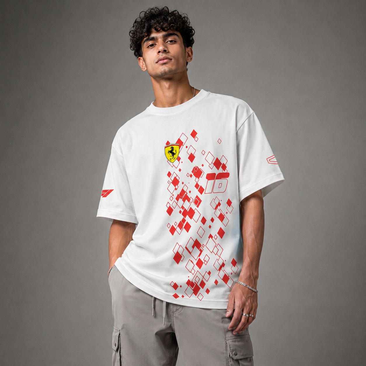 Rag Leclerc White Oversized T-Shirt