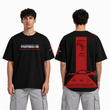 Porsche Motorsport Black Oversized T-Shirt