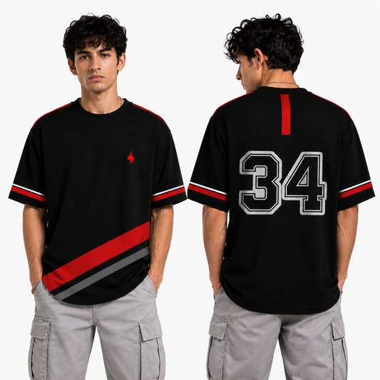 Strip 34 Oversized T-Shirt