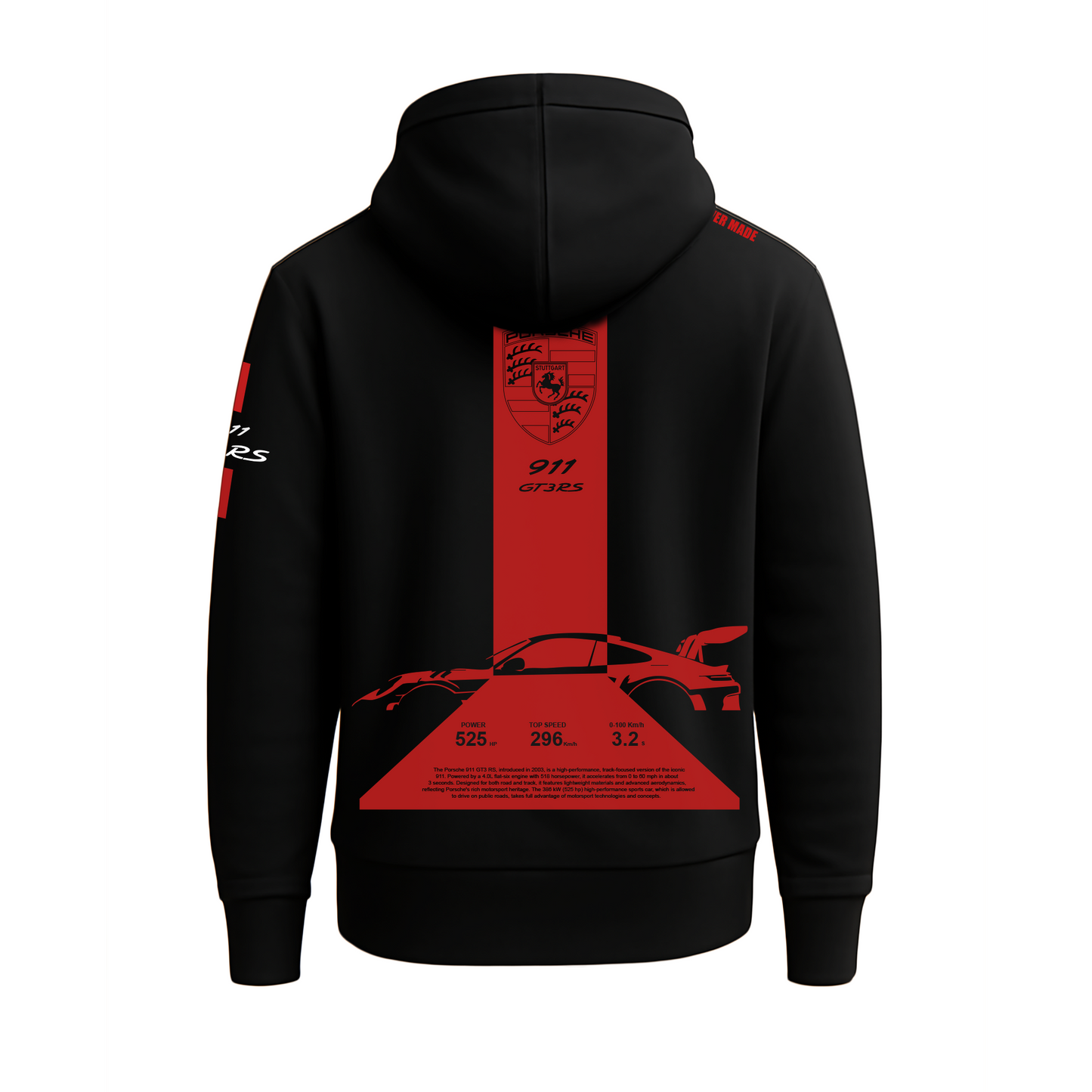 Porsche Motorsport Black Hoodie