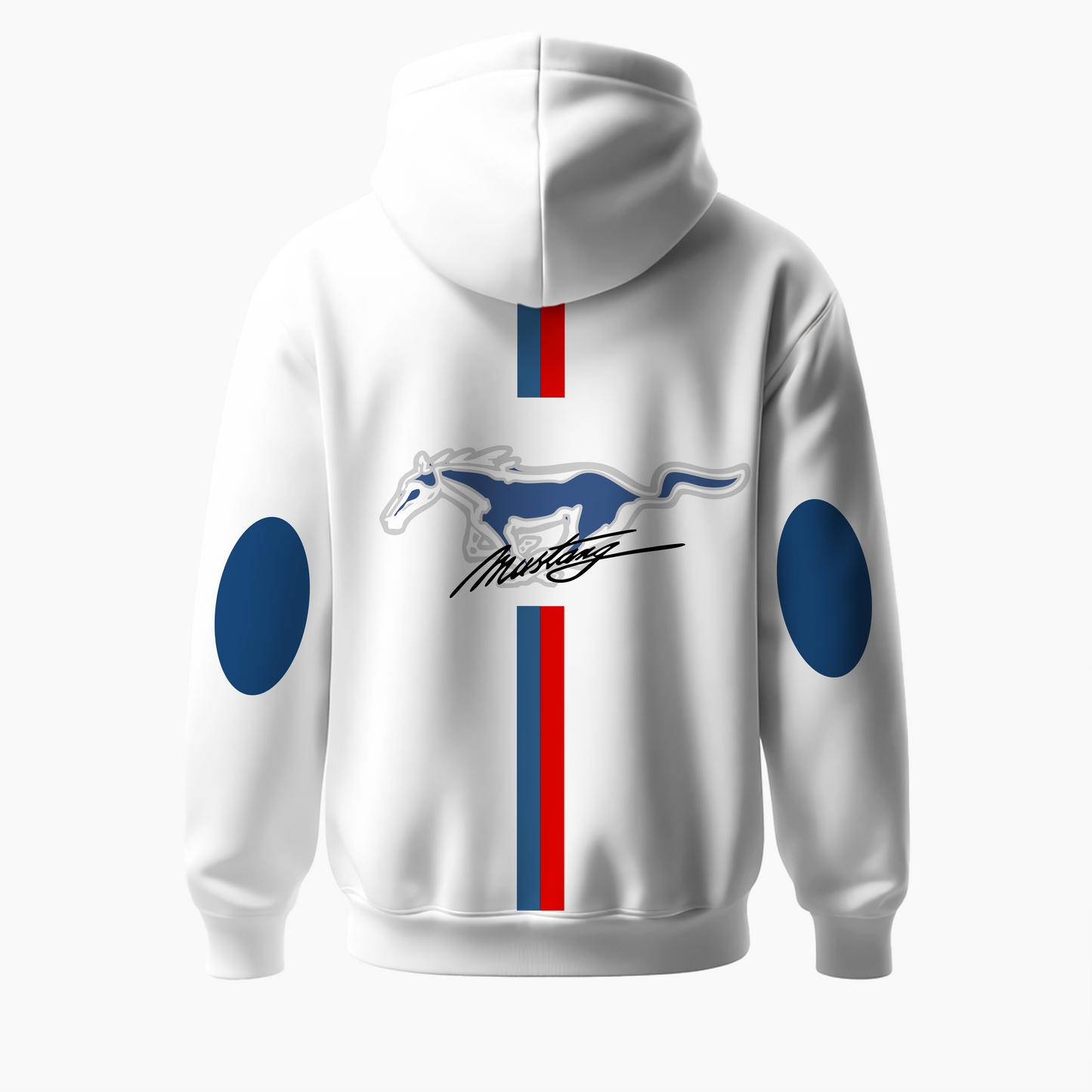 Rag Ford Motorsport White Hoodie