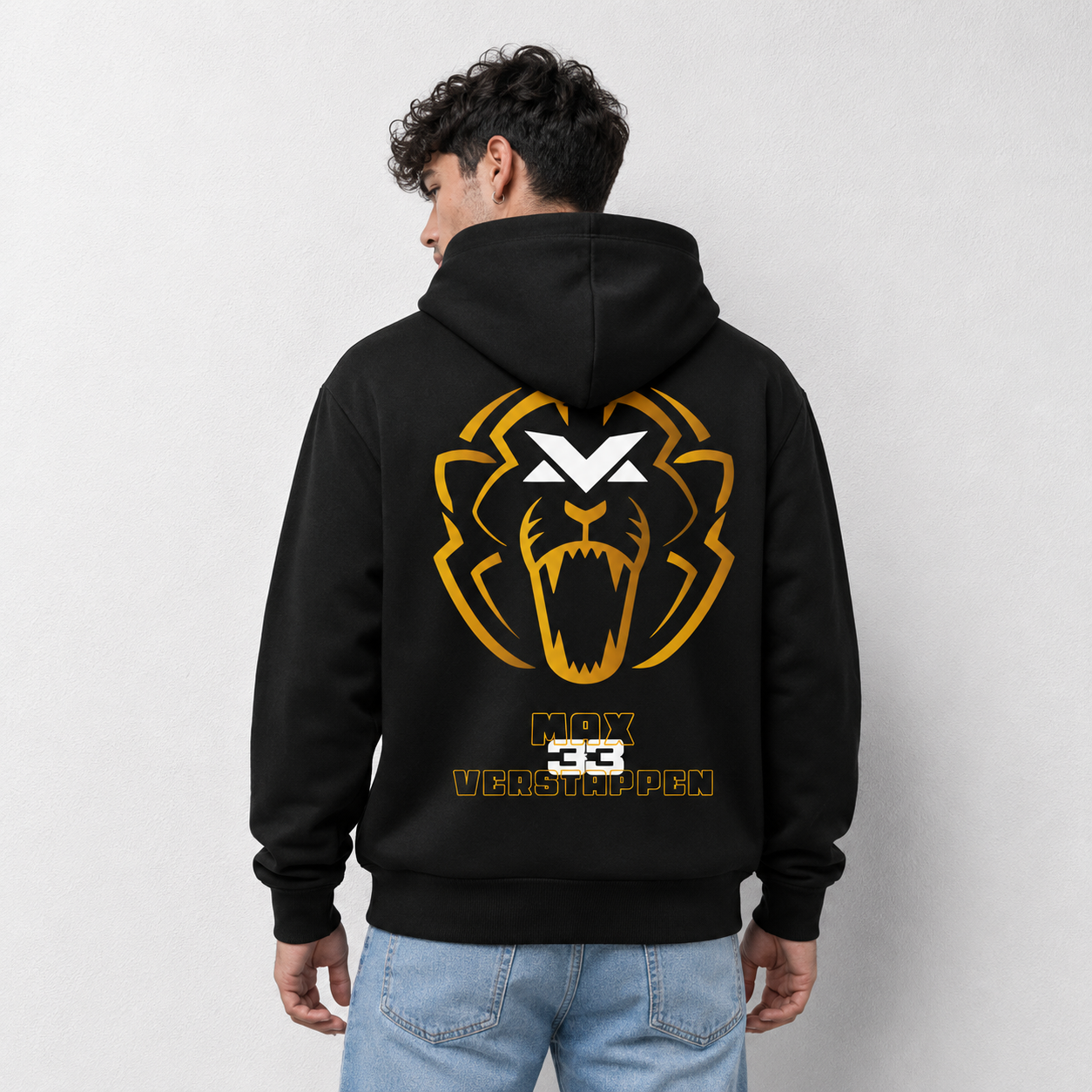 Max Gold Foil Black Hoodie