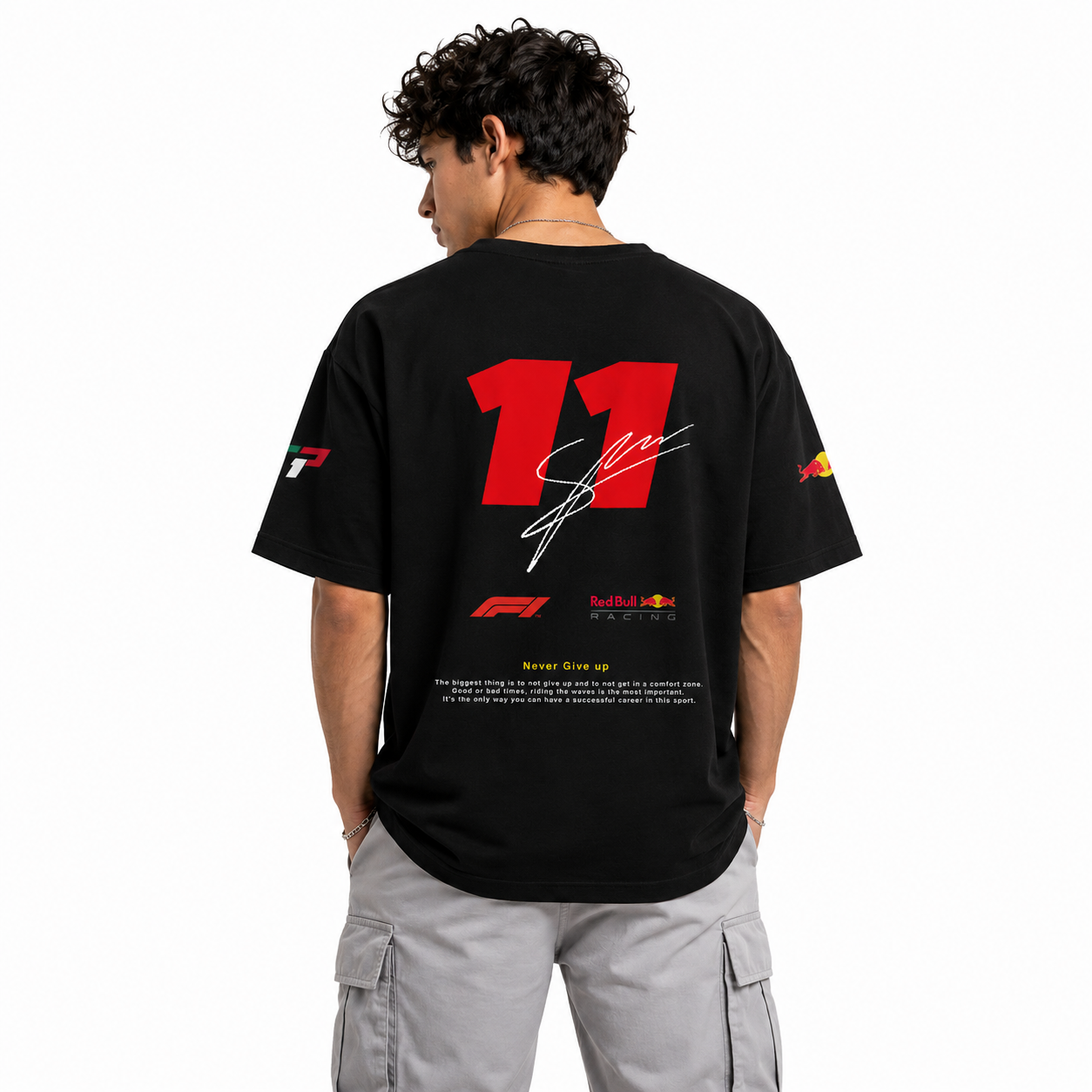 Red Ferrari Motorsport Oversized T-Shirt