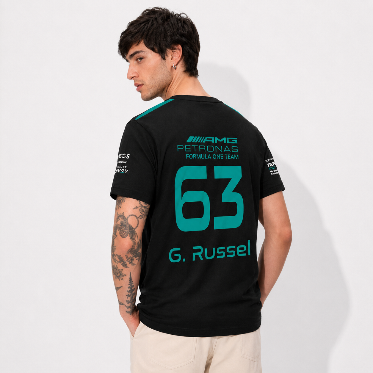 Neon Mercedes-Benz Half Sleeve T-shirt