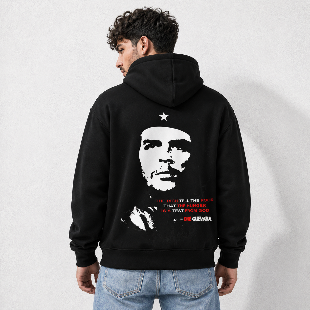 Rag Atheist Black Hoodie