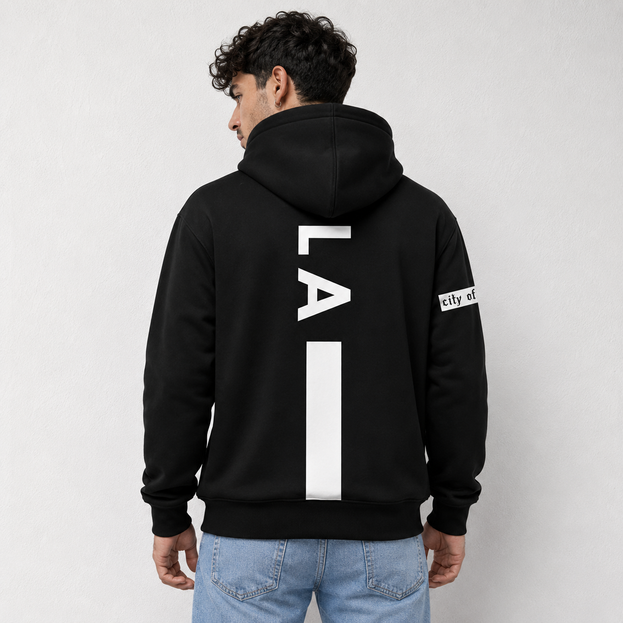 Rag Los Angels Black Hoodie
