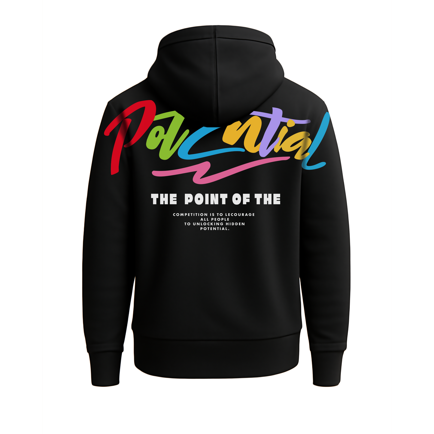 Rag Squeeze Idea Black Hoodie