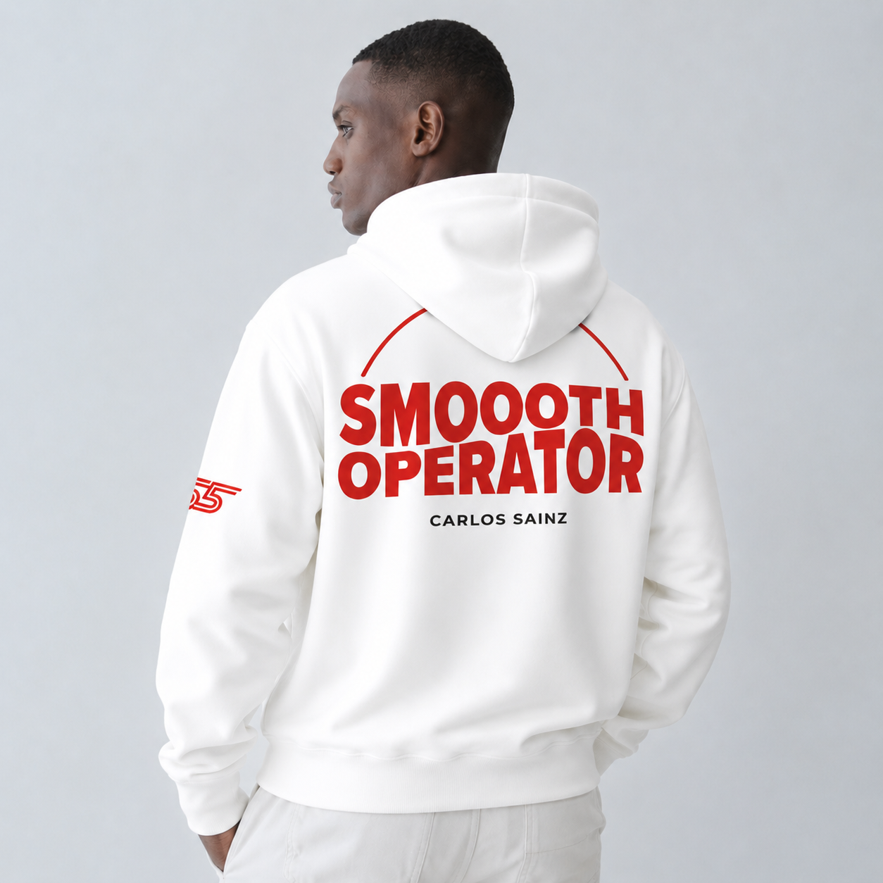 Motorsport Carlo Sainz White Hoodie