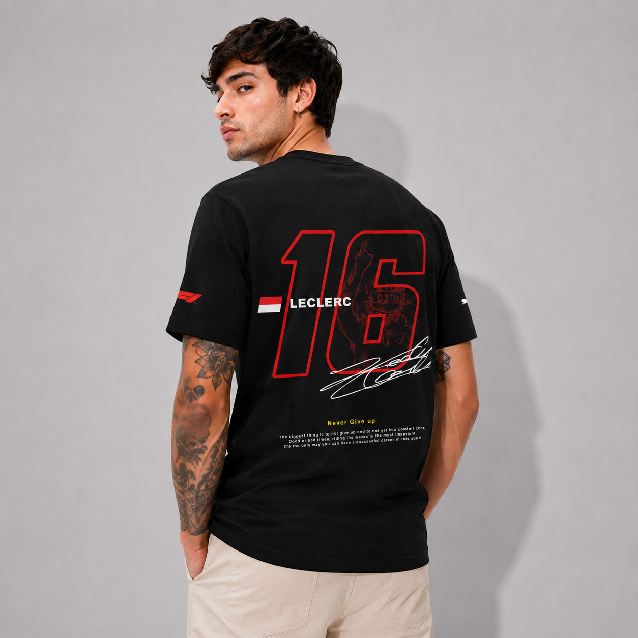 Motorsport Leclerc Ferrari 16 T-Shirt