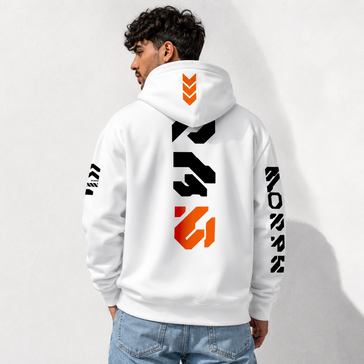 Rag 7060 White Hoodie