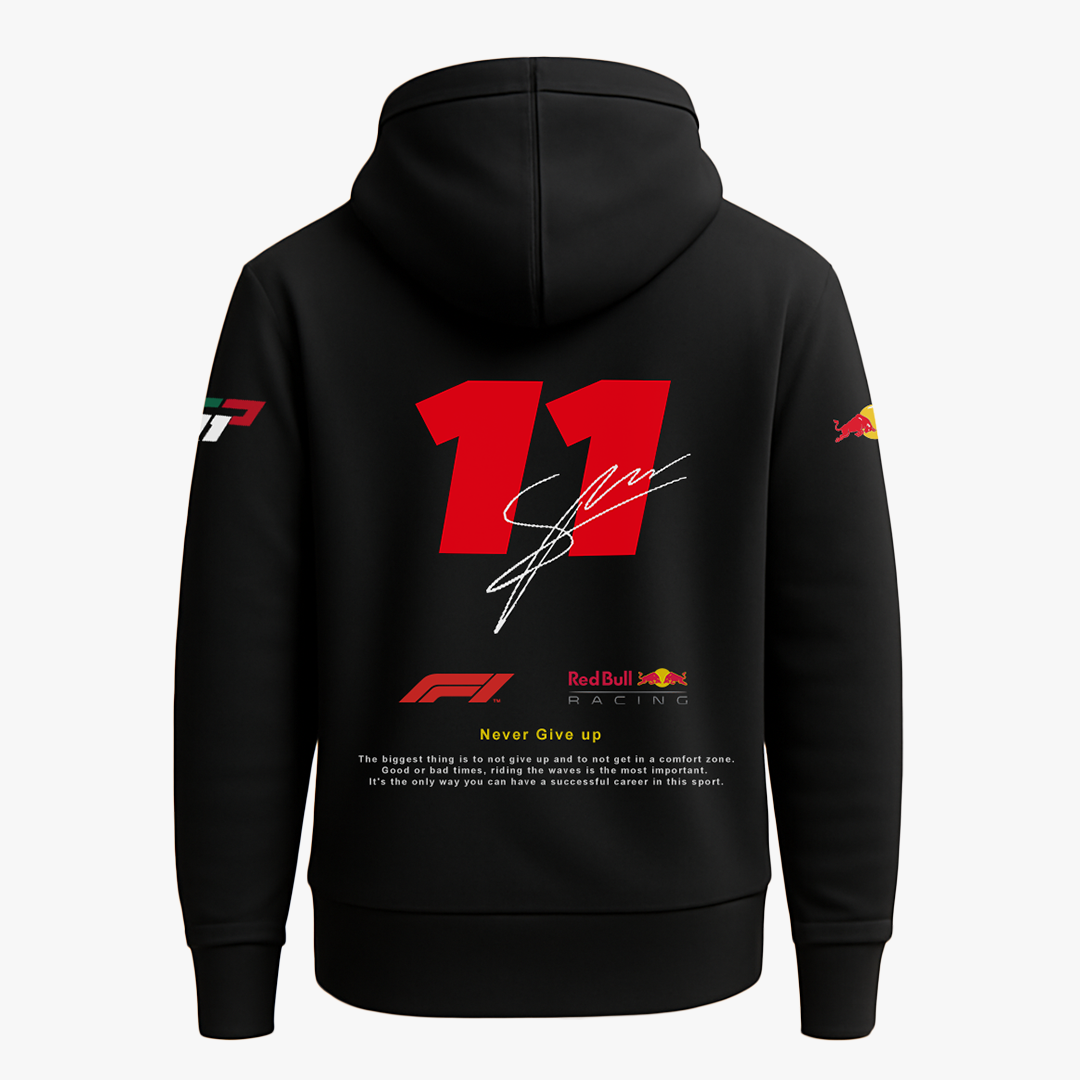 Red Ferrari Hoodie Black