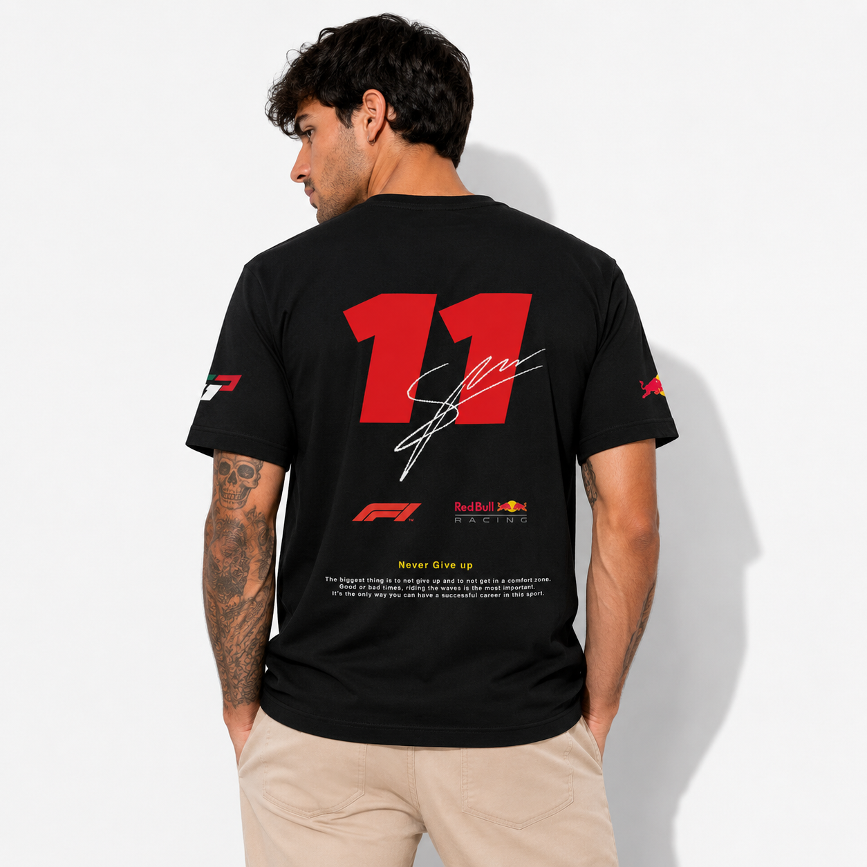 Red Ferrari Motorsport Half Sleeve T-Shirt