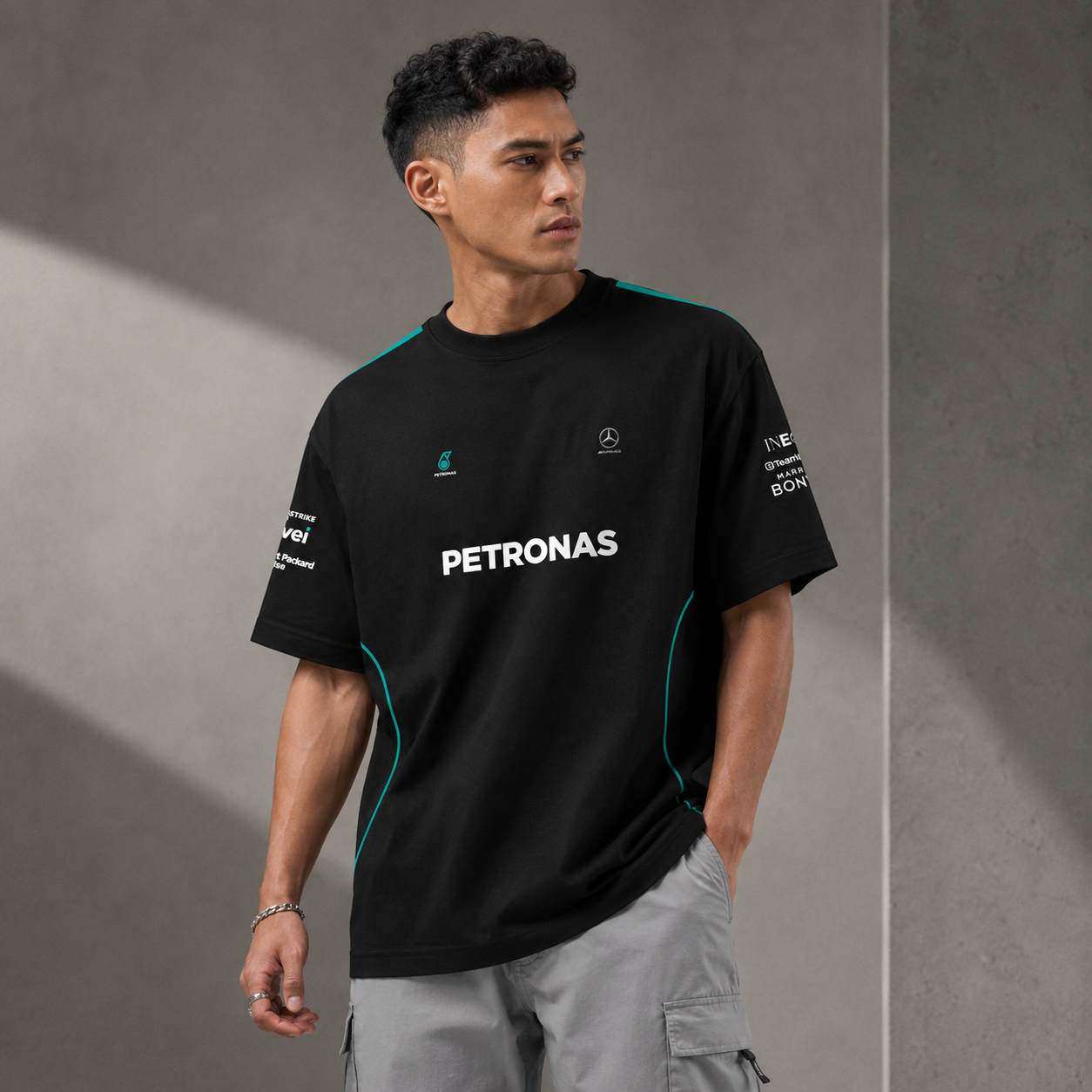 Neon Mercedes-Benz Oversized T-shirt