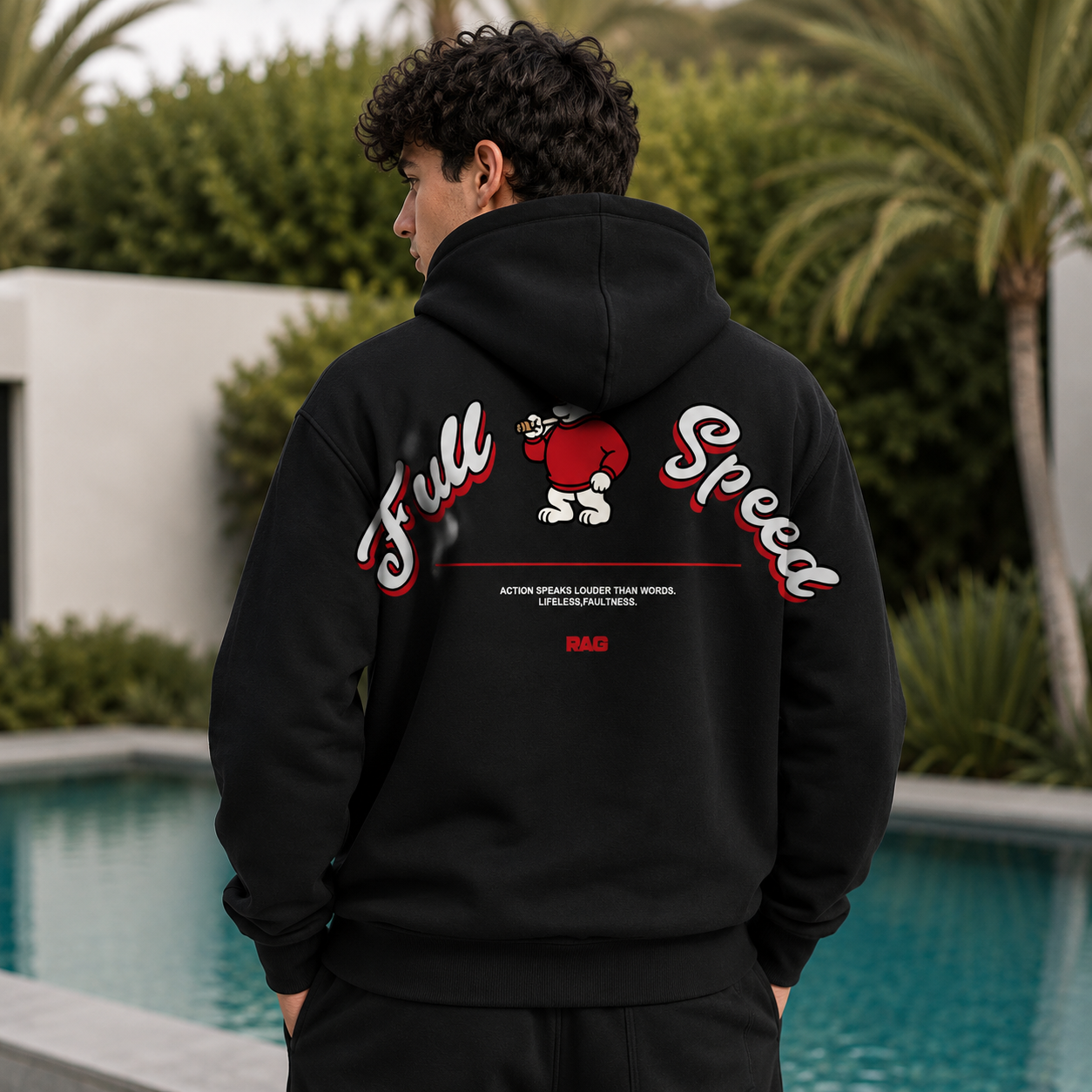 Rag Dope Black Hoodie