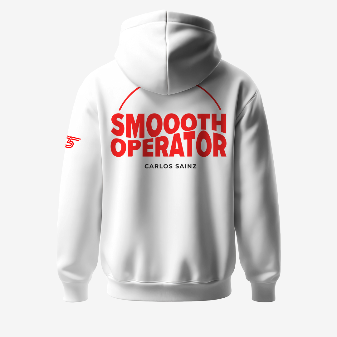 Motorsport Carlo Sainz White Hoodie