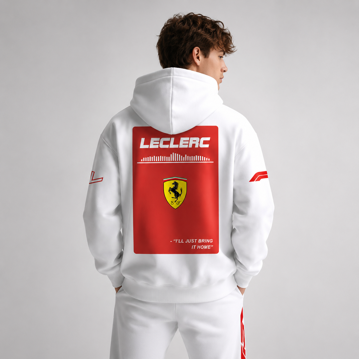 Rag Leclerc White Hoodie