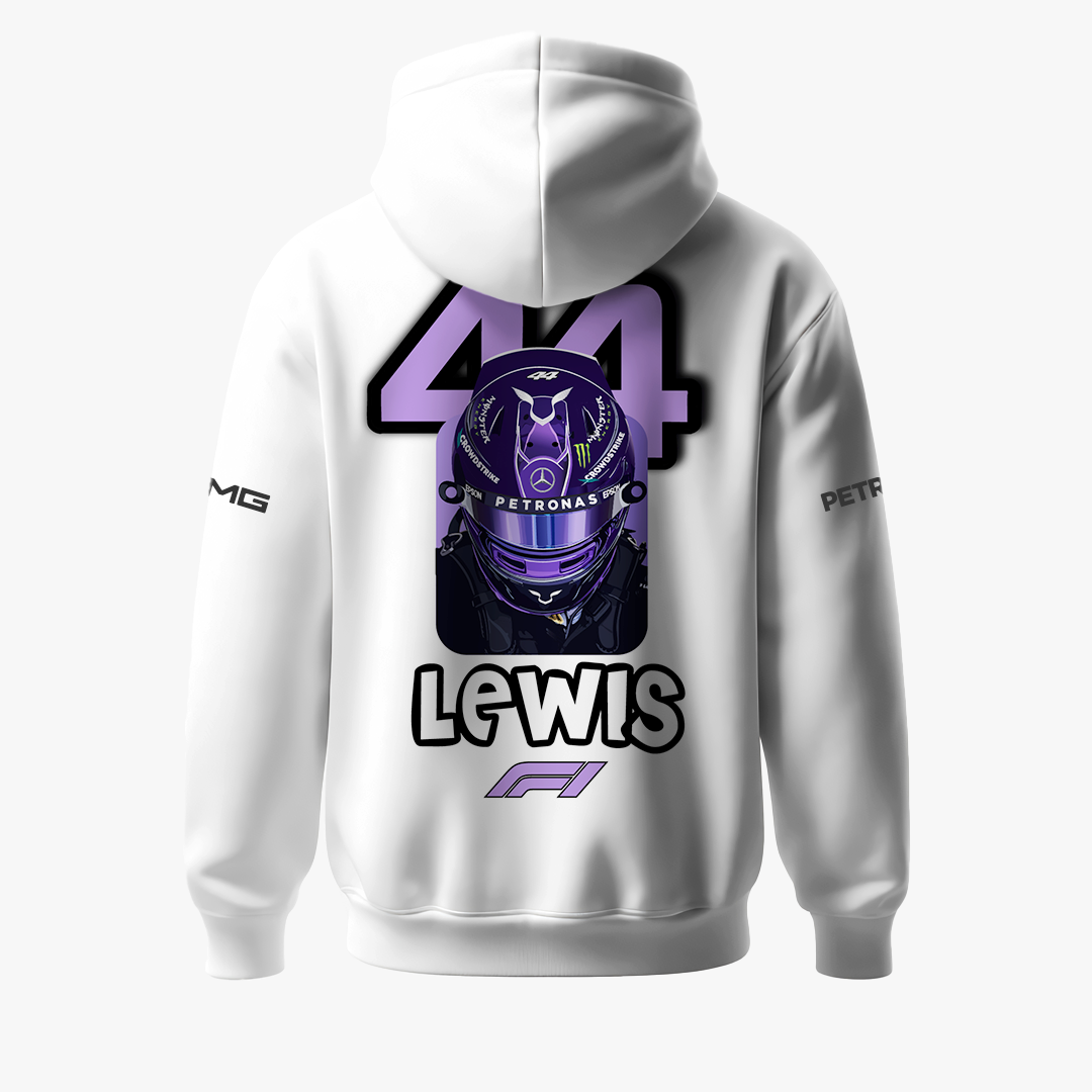 Lewis The Goat White Hoodie