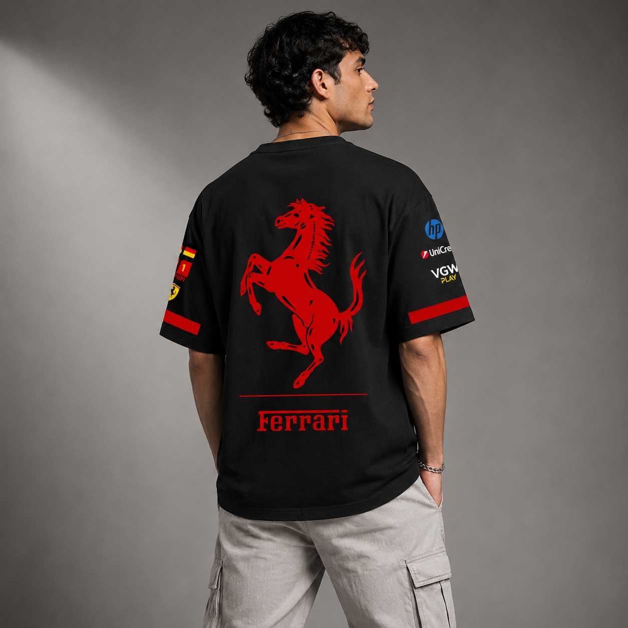 Ferrari-Scuderia Oversized T-Shirt