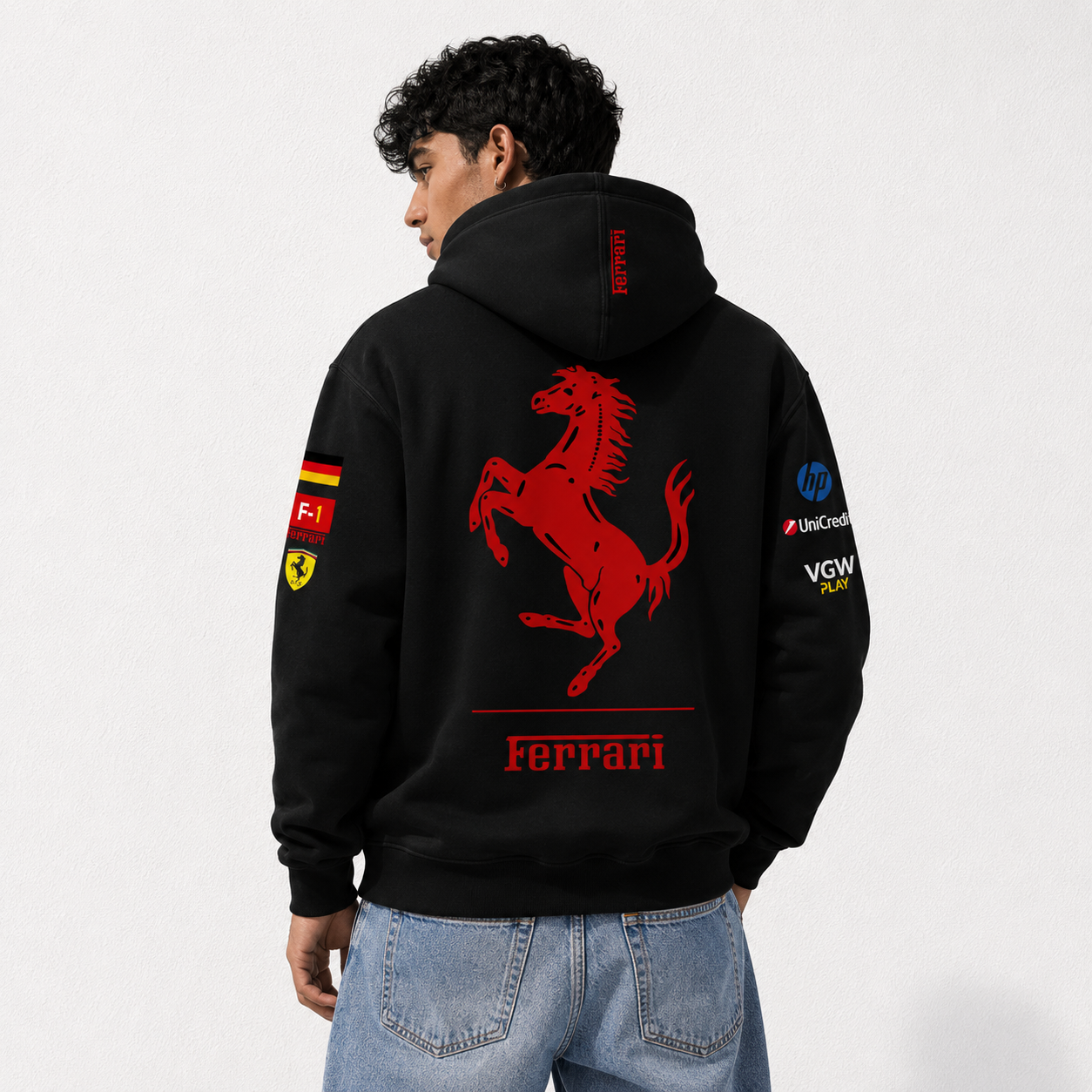 Ferrari Scuderia Black Hoodie