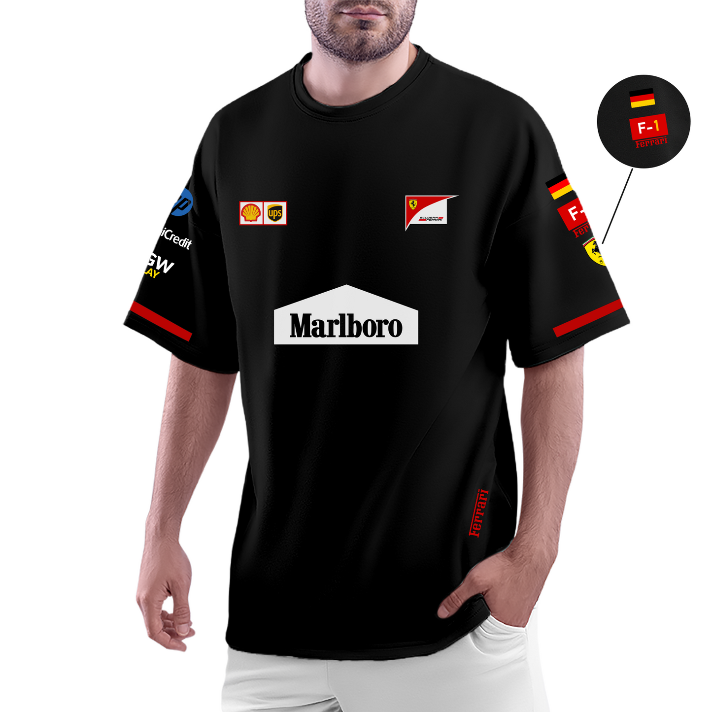 Ferrari-Scuderia Oversized T-Shirt
