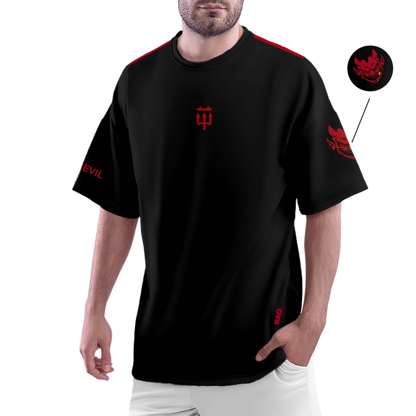 Red Devil Oversized T-Shirt