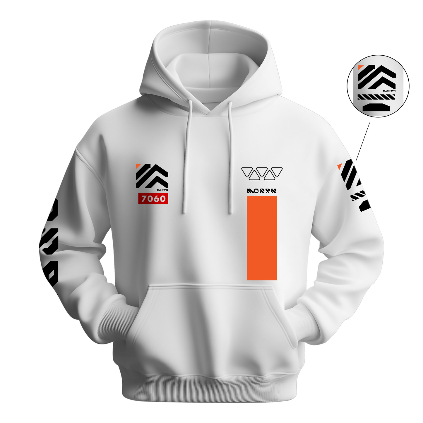 Rag 7060 White Hoodie