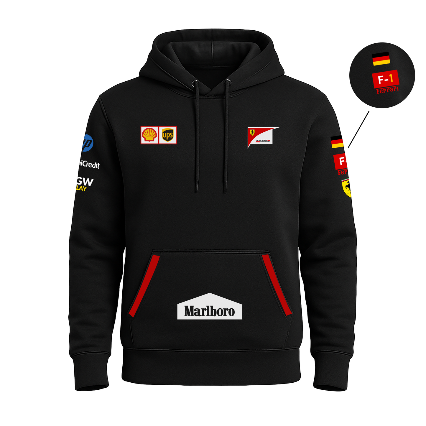 Ferrari Scuderia Black Hoodie