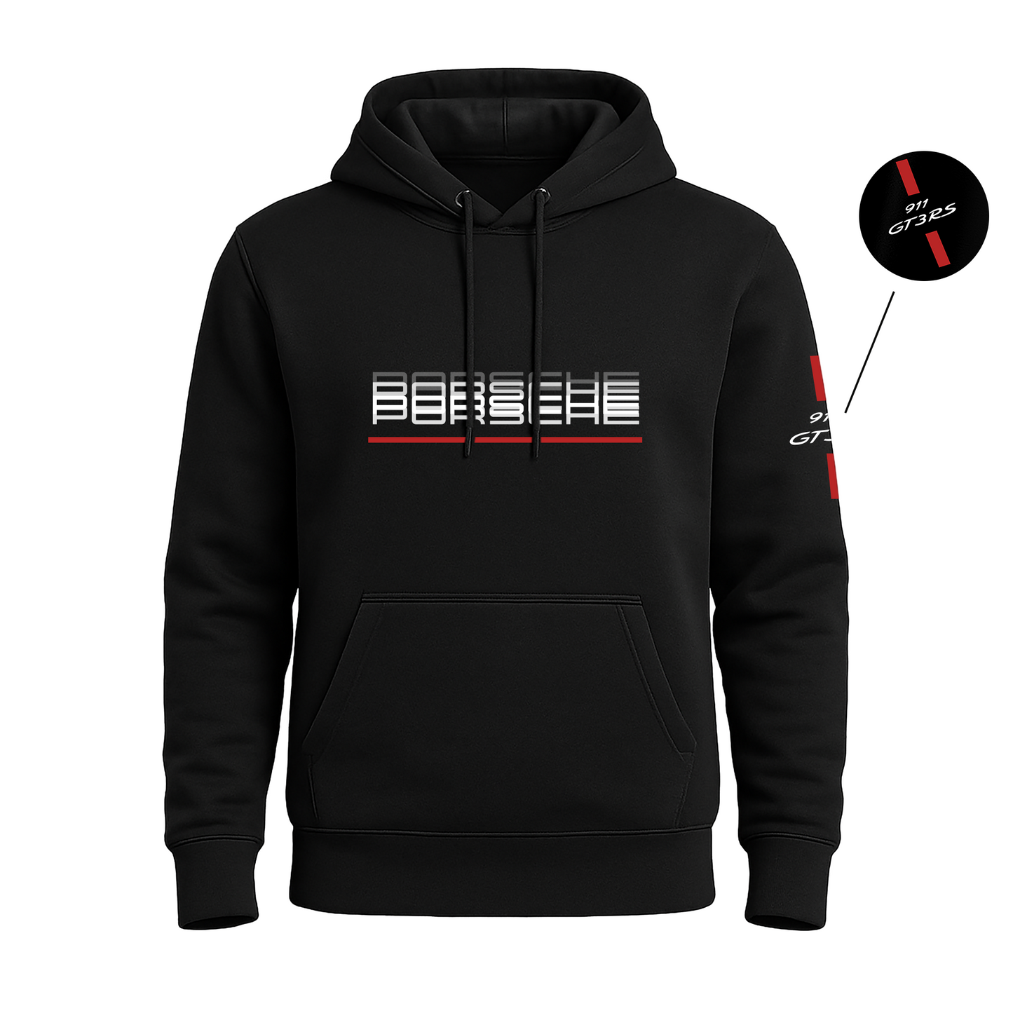 Porsche Motorsport Black Hoodie
